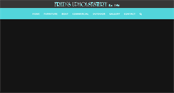 Desktop Screenshot of fredsupholstery.com